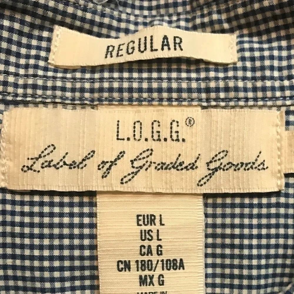 H&M Regular Fit Short Sleeve Button Down Shirt L - Picture 4 of 4